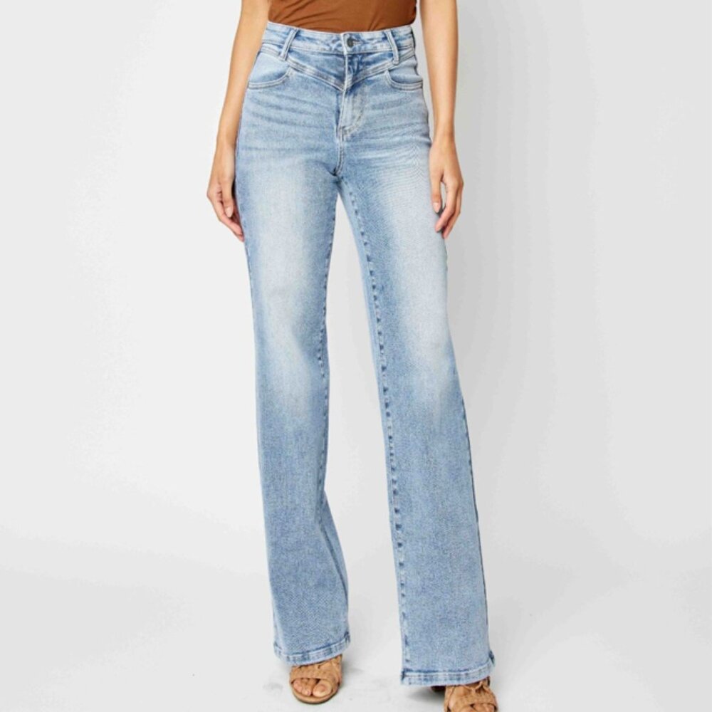 Judy Blue Hi-Waist, Wide Leg, Jeans